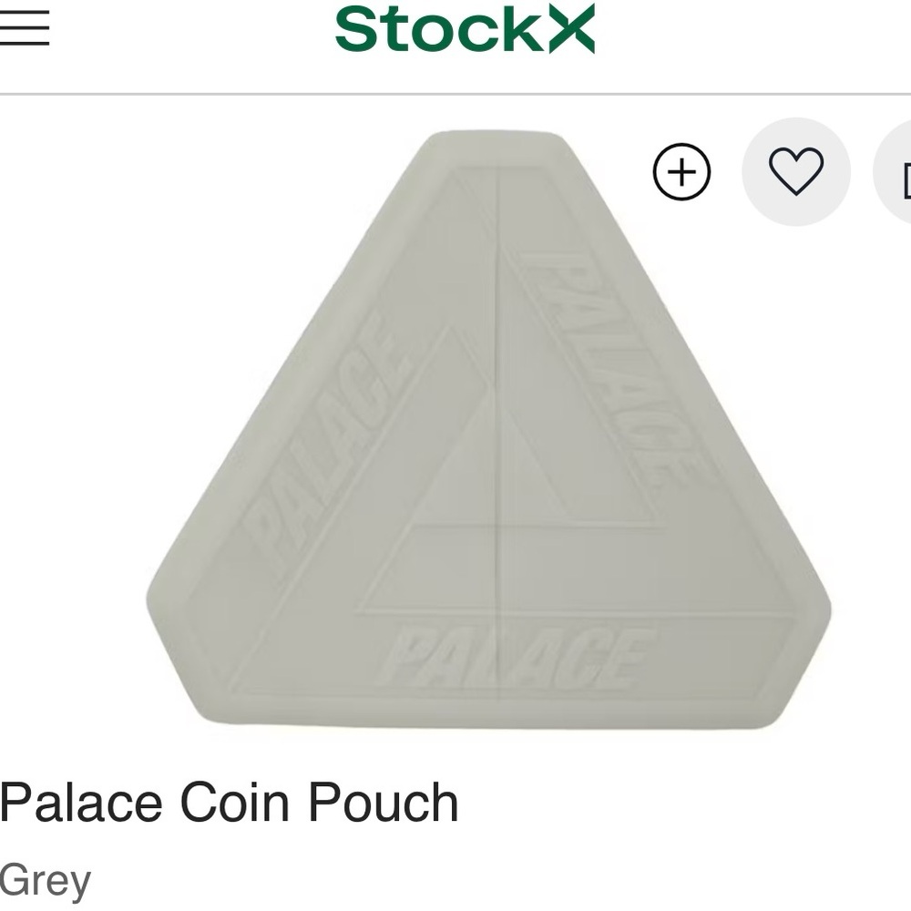 PALACE Triangular Grey Pouch